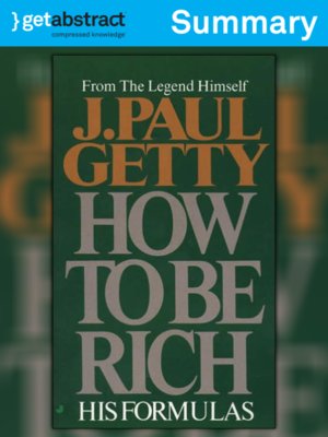 cover image of How to Be Rich (Summary)
